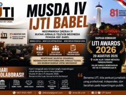 IJTI Babel Siap Gelar Musda IV, Kepengurusan Baru Langsung Tancap Gas dengan IJTI Awards 2026