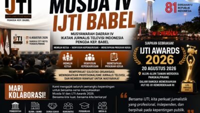 IJTI Babel Siap Gelar Musda IV, Kepengurusan Baru Langsung Tancap Gas dengan IJTI Awards 2026