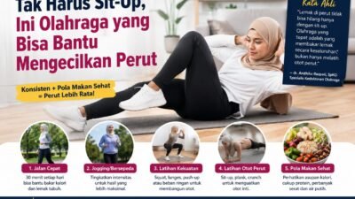 Tak Harus Sit-Up, Ini Olahraga yang Bisa Bantu Mengecilkan Perut