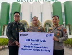 Atap Tak Lagi Bocor, BRI Peduli Bikin Jemaah Masjid At-Taqwa Polda Babel Lebih Nyaman