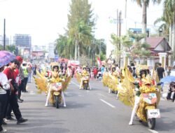 Pawai Kendaraan Hias Tutup Rangkaian HUT ke-81 RI di Babel, Sampai Jumpa Tahun Depan
