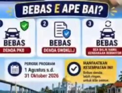 Kado HUT RI untuk Warga Babel! Denda Pajak Kendaraan Dihapus, Berlaku hingga 31 Oktober