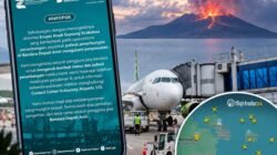Erupsi Anak Krakatau Berdampak ke Depati Amir, Sejumlah Jadwal Penerbangan Disesuaikan